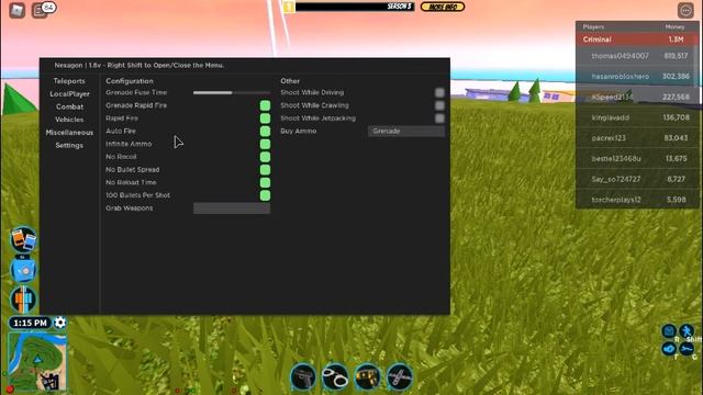 JAILBREAK INFINITE MONEY, AUTO ROB / FLY / NOCLIP ROBLOX HACK SCRIPT! смотреть онлайн