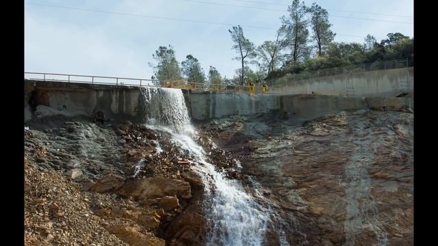 New Images | Lake Inflows Increase | Lake Oroville Dam Short Update 3-15-17 смотреть онлайн