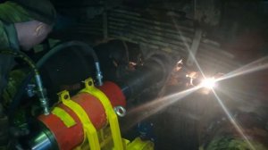 Выпрессовка оси балансира без демонтажа балансирной тележки