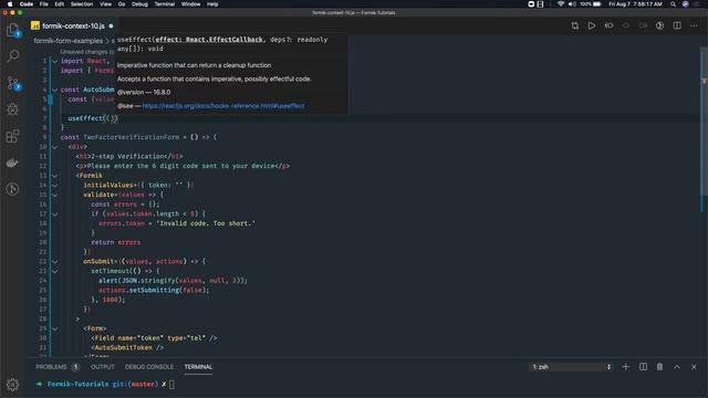 React Formik with Context APIs #18 смотреть онлайн