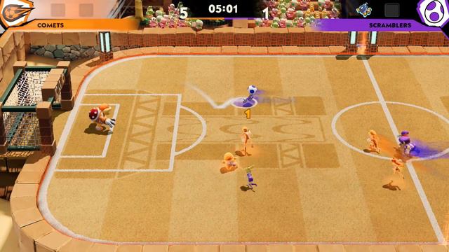 Mario Strikers: Battle League - Daisy vs. Peach (Hard CPU) смотреть онлайн