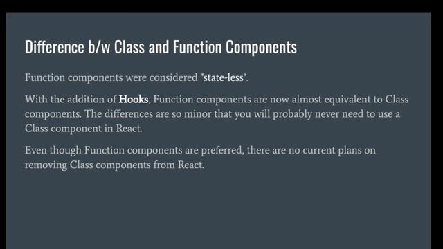 Function vs Class Component | React Js смотреть онлайн
