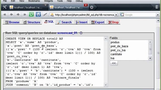 S01: MySQL aliases si views - Part 2 смотреть онлайн