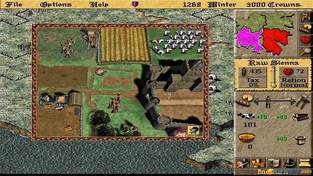 Lords of the Realm: Royal Edition gameplay (PC Game, 1997) смотреть онлайн
