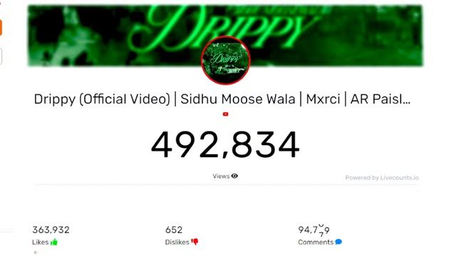 Drippy (Official Video) Live View And Like Countdown | Sidhu Moose Wala | Mxrci | AR Paisley смотреть онлайн