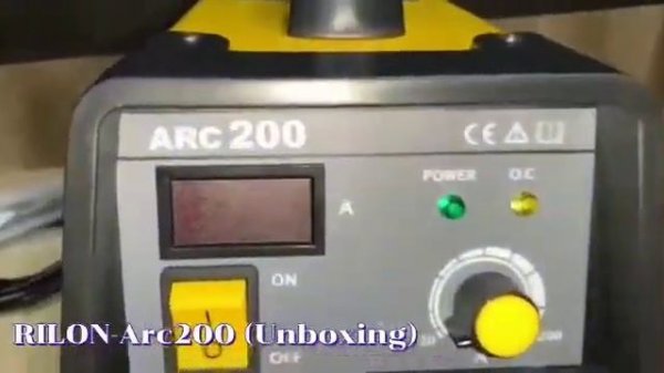 RILON-ARC200 (Unboxing).....#youtube #welding_machine #ARC #megamachine