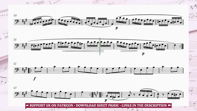 CELLO • Rondo Alla Turca (Turkish March) sheet music смотреть онлайн