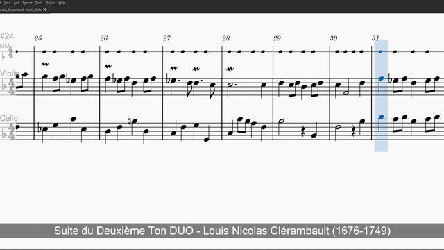 Suite du Deuxième Ton DUO - Clérambault-Level 0-Violin + Cello смотреть онлайн