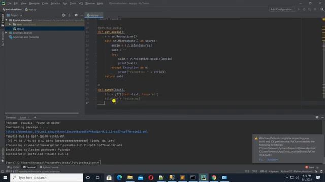 Python Voice Assistant - Part 1 | Build Your Own Virtual Assistant in Python смотреть онлайн