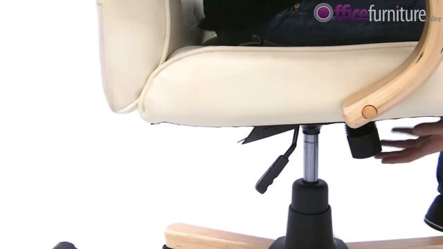 Farnham Leather Faced Manager Chair Features