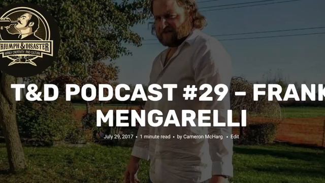 T&D Podcast #29 - Frank Mengarelli смотреть онлайн