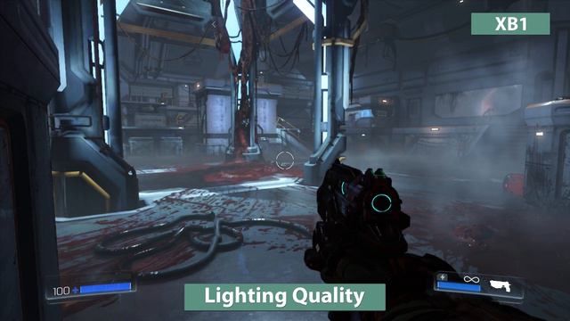 DOOM – PS4 vs. Xbox One Graphics Comparison смотреть онлайн