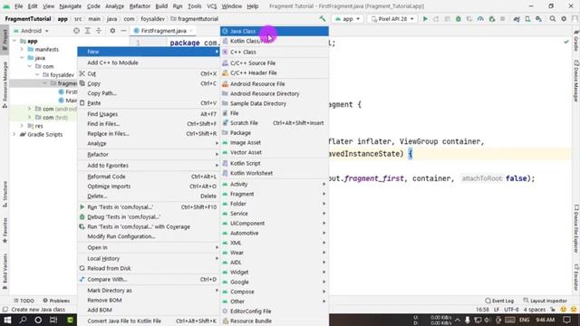 How to open a Fragment on button click from a fragment in Android смотреть онлайн