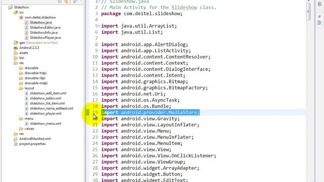 lesson12 10 Slideshow java package statement, import statement смотреть онлайн