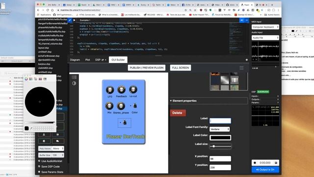 Online IDE for building WebAssembly / WebComponent interoperable WebAudio plugins смотреть онлайн