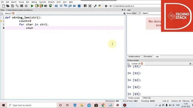 Write a Python program to calculate the length of a string Take static approach to take a string смотреть онлайн
