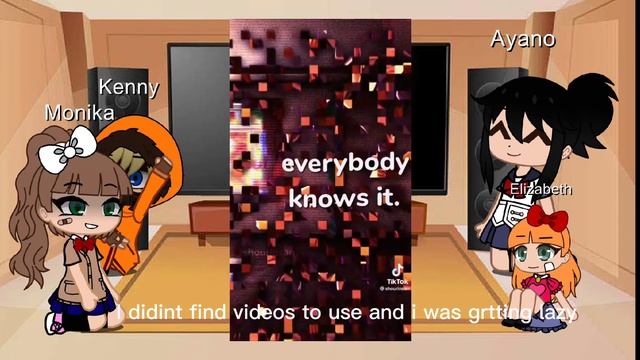 fandoms react to eachother |Monika| 4/4 sorry for posting late смотреть онлайн