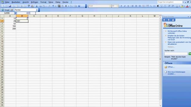 Excel 2003 - Formeln ziehen смотреть онлайн