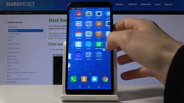 How to Record Screen in HUAWEI Honor 7A – Display Settings смотреть онлайн