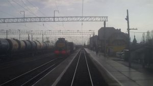 Отправление со станции Обозерская на поезде Обозерская-Архангельск