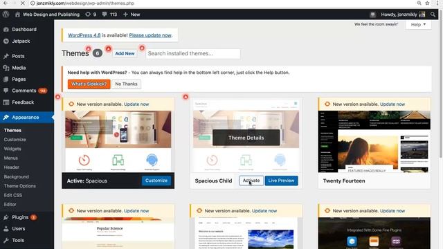 Adding a Child Theme to Wordpress смотреть онлайн