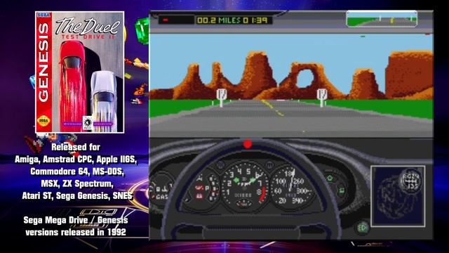 The Duel: Test Drive II Sega Mega Drive & Genesis / 1992 / Video Game Archives