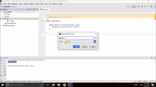 #2 Kotlin Programming Tutorial - Hello World смотреть онлайн