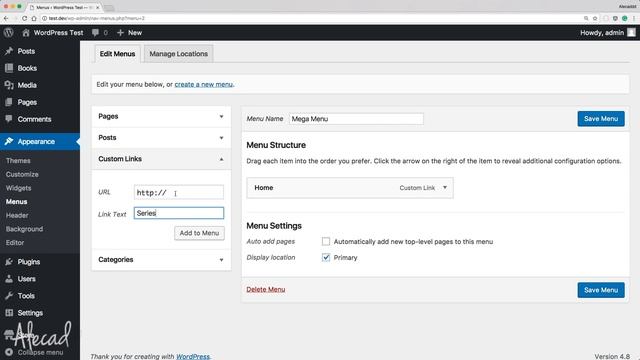 How to Create a WordPress Mega Menu from Scratch - Part 1 смотреть онлайн
