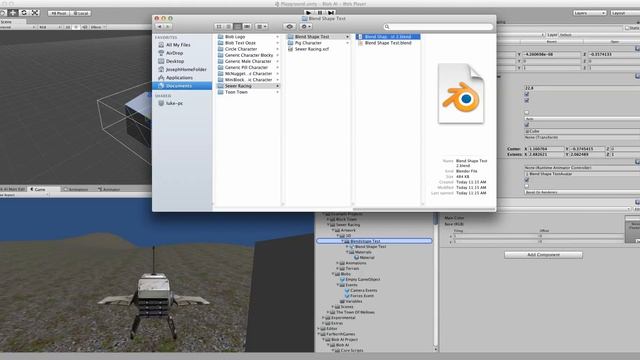 Blendshapes in Unity 4.3 from Blender 2.68 смотреть онлайн