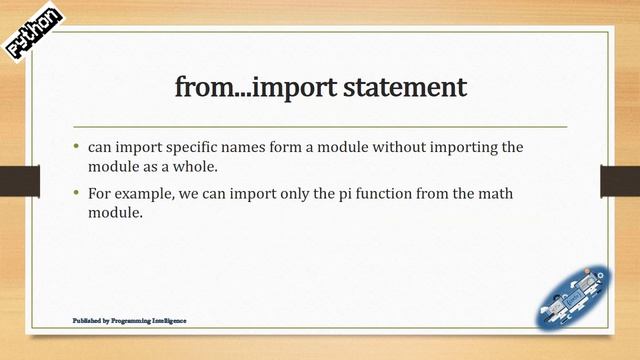 import statement in python programming, how to use import statement, the possibilities with import. смотреть онлайн