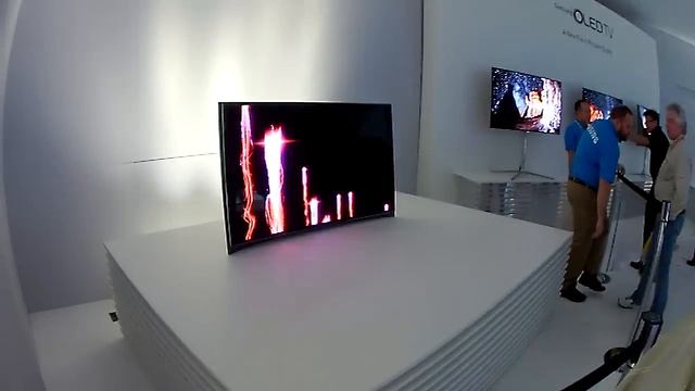 Samsung World's First Curved OLED TV 2013 International CES Las Vegas 1-11-13 смотреть онлайн