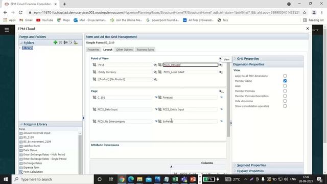 Oracle FCCs Balance Sheet by Movement Data form | Oracle Financial Consolidation | FCCS training смотреть онлайн