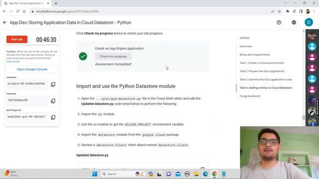 App Dev: Storing Application Data in Cloud Datastore - Python || Lab Solution || Qwiklabs Arcade смотреть онлайн