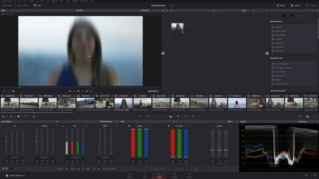 DaVinci Resolve 14 : Blur & Sharpen смотреть онлайн
