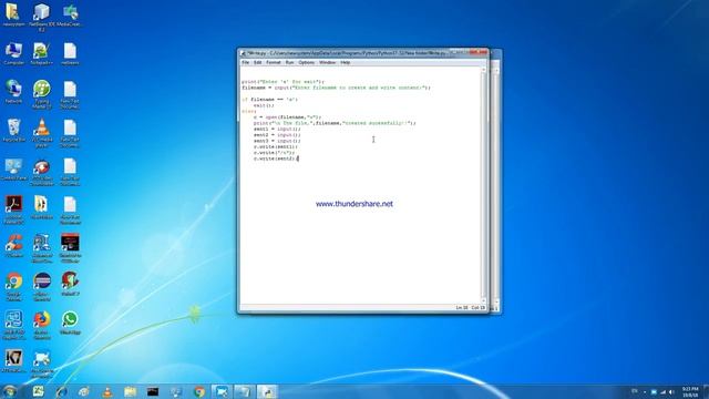 How to create and write a file using python?? смотреть онлайн