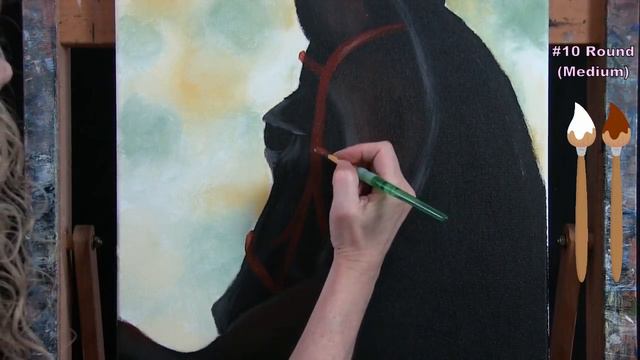 Learn How to Paint IT'S A HORSE OF COURSE with Acrylic - Paint & Sip at Home - Step by Step Tutoria смотреть онлайн
