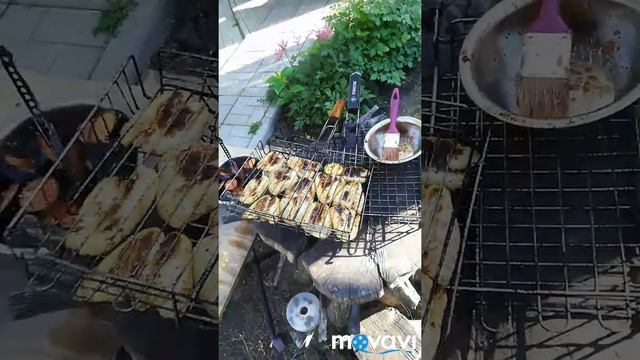 Шашлычных дел мастер! 🍗🍖🥩Молодые цыплята 🐣🐥🐤и овощи на мангале🍆🍄🥦🥔 смотреть онлайн
