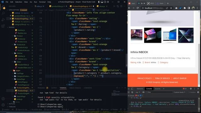 E-commerce Website Application With Dummy JSON API - Learn React JS, Sass & Redux Toolkit смотреть онлайн