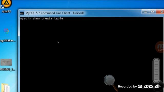 Show table created command while create table SQL смотреть онлайн