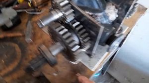 Понижающий реверс редуктор на вездеход самодельный