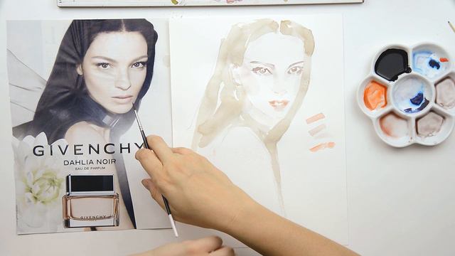 How to draw a fashion portrait смотреть онлайн