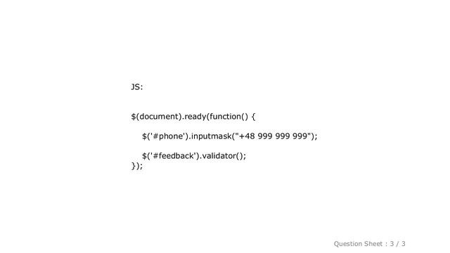 jQuery : jQuery validation with input mask смотреть онлайн