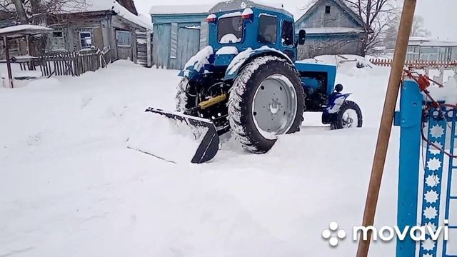 ТРАКТОР Т 40 РАБОТАЕТ ЗИМОЙ смотреть онлайн