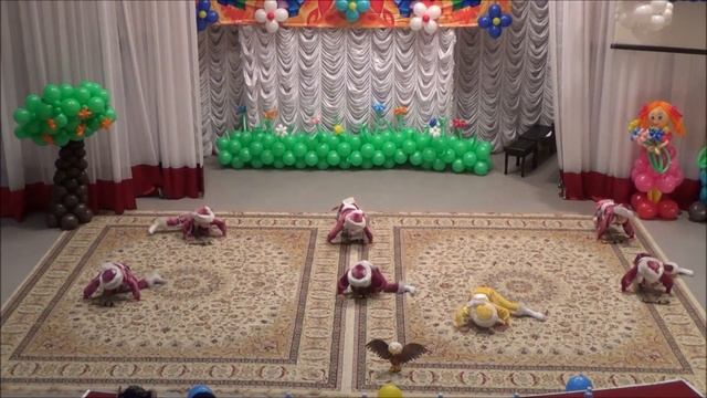 Танец воспитанников ясли-сада "Мирас" на областном фестивале детского творчества «Айголек». смотреть онлайн