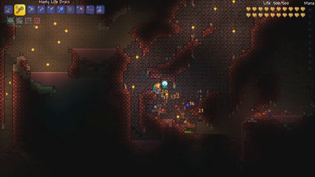 Terraria 1.3 Weapons Guide!: LIFE DRAIN! CRIMSON MIMIC WEAPON смотреть онлайн