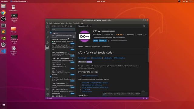 Setup Visual Studio Code On Linux For C - C Programming смотреть онлайн