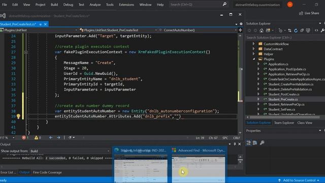 Plugin - Part 9 | How to Write Unit Test for Plugin |How to Use FakeXrmEasy | Dynamics CRM 365 смотреть онлайн