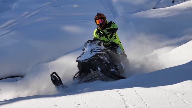 На снегоходе в Ергаки. Snowmobile in Siberia смотреть онлайн