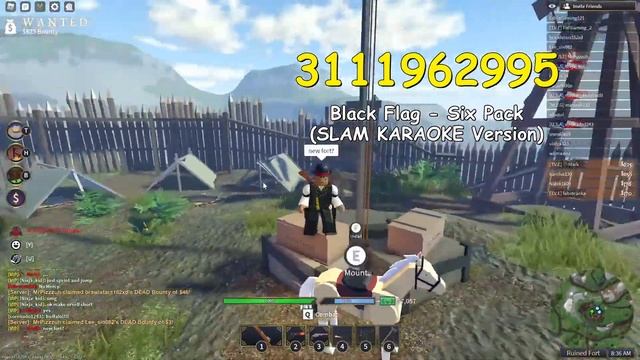 Black Flag Roblox Song Codes/IDs смотреть онлайн