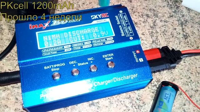 Аккумулторы PKcell AAA 1200mah vs 1000mah. Токи разряда. Саморазряд за 2 месяца. смотреть онлайн